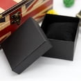 thumbnail image 3 of Cajas para pulseras Estuche rígido duradero de moda Caja de regalo Estuches para relojes Empaquetado de joyas Cumpleaños de Navidad Almacenamiento y organización del hogar Negro 9*8*5.5 cm Bearachild  HA078024-04, 3 of 6