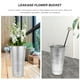 thumbnail image 2 of Rustic Flower Bucket Silver Iron Decorative Flower Vase for Storage Use, 2 of 4