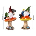 thumbnail image 2 of Garden Decor Statues Figurine Indoor Welcome gnome Statue for Patio Yard Art Decoration Housewarming Gifts, 2 of 13