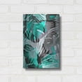 thumbnail image 3 of Luxe Metal Art 'Exotic Journey Green' by Andrea Haase Metal Wall Art, 12"x16", 3 of 9