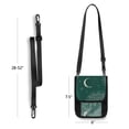 thumbnail image 4 of Secure Travel Neck Wallet Passport Holder Adjustable Strap For Men & Women 6*7.5in Mushrooms Plants and Forest, 4 of 6