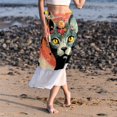 thumbnail image 6 of Cat Stylish Chiffon Women's Beach Dress Summer Dress with Polyester Straps, 6 of 6