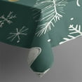 thumbnail image 3 of Rectangle Table Clothes Christmas Snowflake Gingerbread Man Tablecloth,Decorative Foldable Table Covers for Picnic Catering Halloween Fall Thanksgiving Christmas, 3 of 5