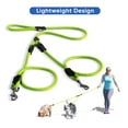 thumbnail image 6 of Pawtitas Two Dog Leash 6 ft Reflective Pet Rope Green Dog Leash for 2 Dogs Medium - Large, 6 of 8
