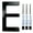 E, variant on Modern Floating Acrylic House Numbers | Sleek Design | Weather-Resistant, Durable Display for Outdoor Use | Customizable Fonts & Sizes | Easy DIY Installation for Homeowners