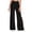 R103/Black, variant on Vividxx Women's Casual Pants High Waisted Lace Hollow Out Straight Leg Pants For Party Nightclub And Daily Wear Comfortable Stretchy Elastic Waistband Loose Fit Long Pants Casual Trousers