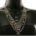 thumbnail image 3 of Mi Amore Adjustable Necklace-Earring-Set Gold-Tone/Clear, 3 of 3