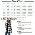 thumbnail image 3 of ZSQDM Women Jacket Women Plaid Cardigan Fall Fashion Checkered Coat Top White Cardigan for Women Women's Oversized Sweater Casual Loose Side Split Jumper Tops Womens Short Sleeve Sweater（Xxl）, 3 of 9