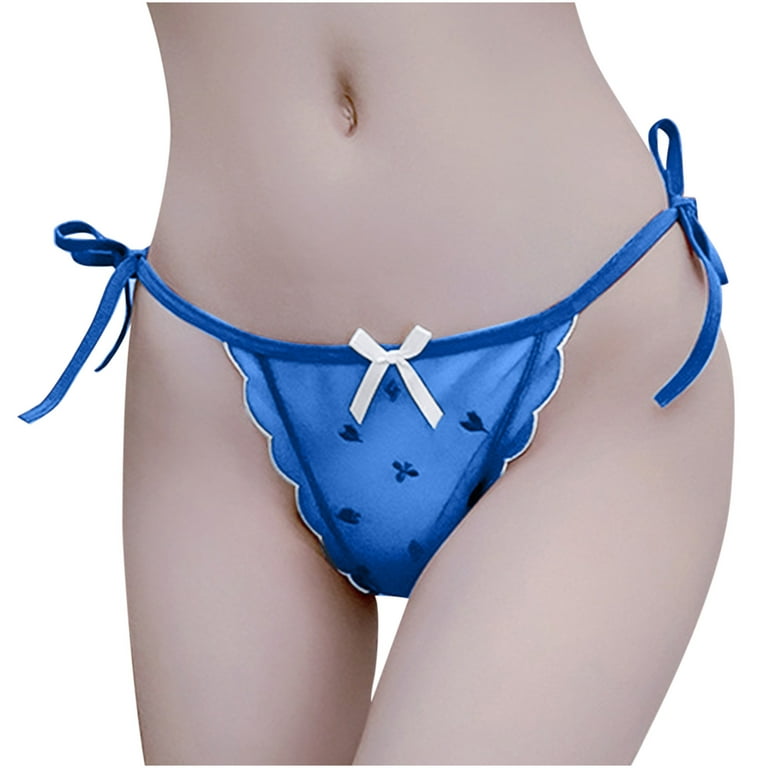 IROINNID T-String Underwear For Women High-Cut Sexy Lace Comfort Skin  Friendly Briefs Panty Intimates Solid Color Invisible Panties 
