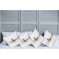 thumbnail image 6 of Ambesonne Black White Throw Pillow Cover 4 Pack, Olympics Swimming, 18", Olive Green White, 6 of 6