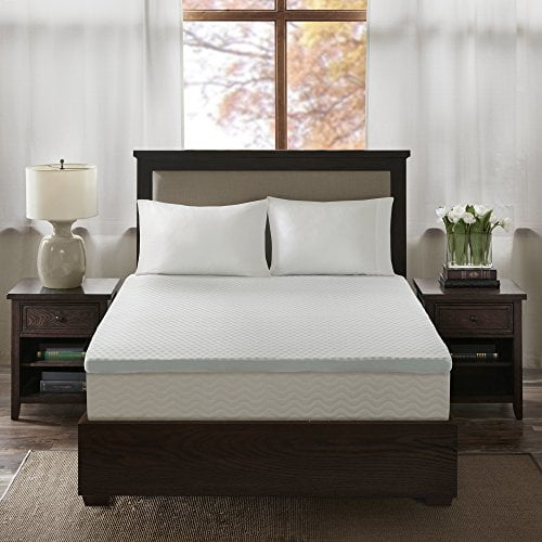 JLA Home Flexapedic by Sleep Philosophy 3-inch Gel Memory Foam Mattress Topper with Cover Twin