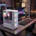 thumbnail image 4 of STGAubron Gaming Desktop PC, Intel Core i7 up to 3.9Ghz, Radeon RX 580 8G Graphics, 16G Ram,1Tb Ssd, Wifi 6, Bt 5.3, RGB Fan x4, Win11 Home, 4 of 5