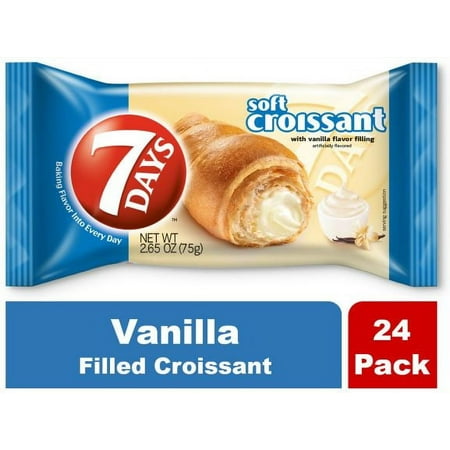 7Days Soft Croissant Vanilla 2.65oz (Pack of 24)