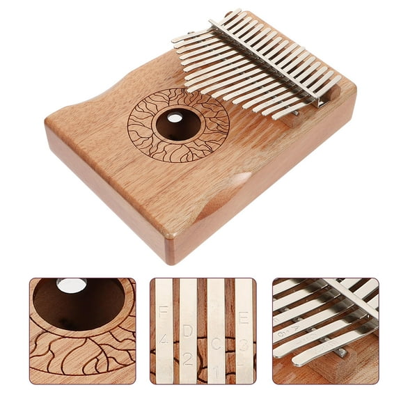 Masteelf  for Thumb 17-tone Kalimba Beginner Instrument Portable Music