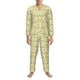 thumbnail image 3 of Fotbe Frogs And Botanical Pijama de Hombre con Estampado de Manga Larga, Conjunto de 2 Piezas, Ropa de Dormir Suave y Cómoda con Bolsillos-Large, 3 of 7