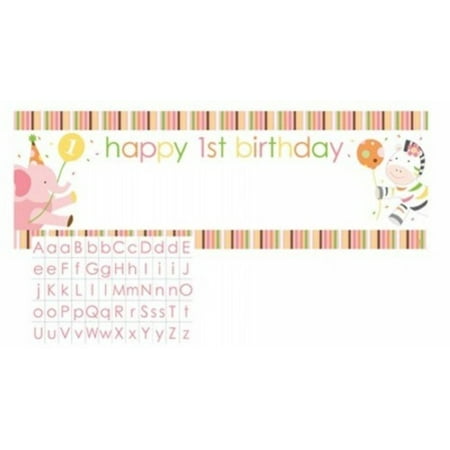 Sweet At One - Girl Party Banner - 295101