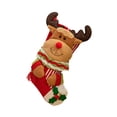 thumbnail image 1 of Medias navideñas de alce Adornos navideños colgantes Bolsa de regalo navideña Medias navideñas colgantes para de la cama familiar, 1 of 9