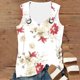 thumbnail image 4 of Puntoco Camisetas sin mangas ajustadas para mujer Camisetas sin mangas para mujer Camisetas de verano Blusas holgadas informales sin mangas con cuello redondo, 4 of 5