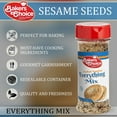 Baker's Choice Everything Mix STF9 Challah Topping Sesame Seed Bagel