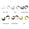 thumbnail image 3 of 10 unidades ajustables 3 anillos base de anillos en blanco para la fabricación de joyas de bronce Sunnimix anillo base en blanco, 3 of 8