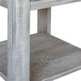 thumbnail image 2 of Kohl 26 Inch Side End Table Single Drawer Mango Wood Brown and White - Saltoro Sherpi, 2 of 5