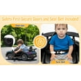 thumbnail image 5 of Winado 12V Kids Ride On Car for Toddlers, Licensed Mercedes Benz AMG GTR, Powered Electric Vehicle with 2.4G Remote Control, Black, 5 of 10