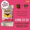 thumbnail image 6 of AWAKE Caffeinated Chocolate: Almond Sea Salt Dark Chocolate - 50 Bites (50mg of Caffeine/Serving, Keto, Gluten-Free, Non-GMO), 6 of 8