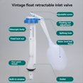 thumbnail image 4 of Adjustable Old Type Toilet Tank Balls with Inlet Valve G1/2 Float Ball for Control Water Level Toilet Accessories, 4 of 6