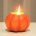 thumbnail image 3 of Portavelas De Calabaza Con Cara De Fantasma De Halloween, Portavelas Portavelas Decorativo, Soporte De Vela De Calabaza De Resina, Adorno Para Chimenea, Sala De Estar Y Dormitorio Advancent HA016038-00, 3 of 6