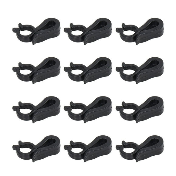 120 Pcs Christmas Light Clips Reusable Waterproof Plastic Outdoor Hanging Gutter Hooks, Great for Icicle Lights and Fairy Lights, for Christmas, , New Year Decorations