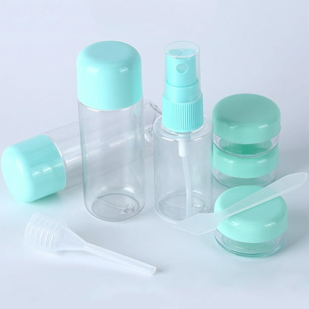 Juego de 8 botellas de viaje BuyWeek para artículos de tocador rellenables
