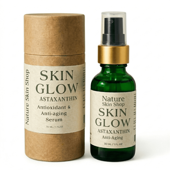 Nature Skin Shop Skin Boost Astaxanthin Serum - Anti-Aging & Hydrating Facial Serum, 1 fl oz