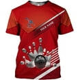 thumbnail image 6 of Personalized Bowling Shirts for Men and Women 3D, Bowling Shirts with Name, Custom Bowling Shirts Gift for Bowling Lover2 (Pink, 4XL), 6 of 8