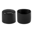 thumbnail image 2 of Uxcell 40mm ID Black Screw Thread Protectors Vinyl End Caps 4 Pack, 2 of 5