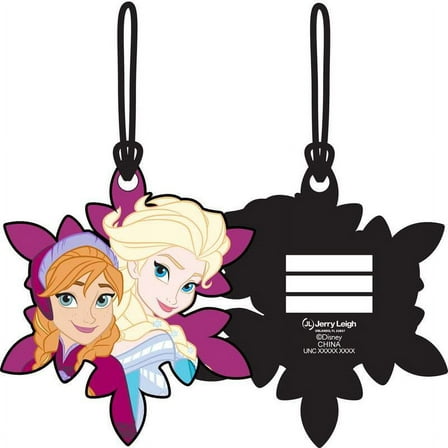 Frozen Sisters Elsa Anna Luggage Tag