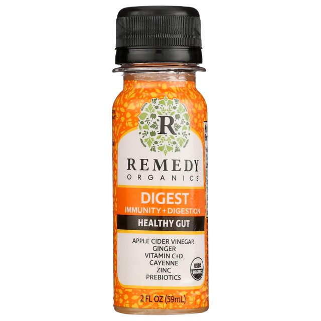 Jugo desintoxicante para el cerebro Shot Remedy Organics Immunity Plus 12 veces