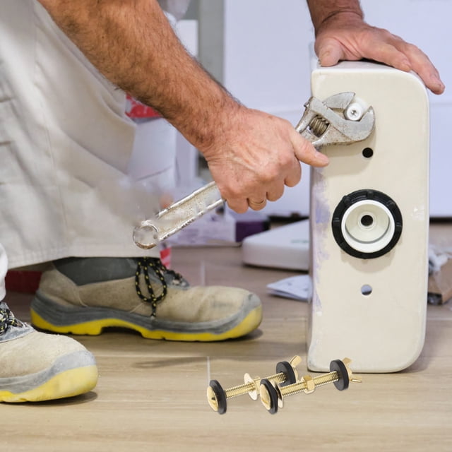 WRITWAA 2Ud Repuestos De Tornillos Para De Inodoro Con Material Duradero Y Antifugas