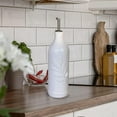 thumbnail image 6 of Olive Oil Dispenser Ceramic Oil Bottle Vinegar Sauce Container Embossed 500ml Home Kitchen Use, 6 of 9