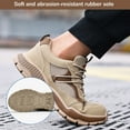 thumbnail image 4 of Safety Shoes Men's Lightweight Work Shoes Non-slip Steel Toe Cap Shoes Breathable, 4 of 7
