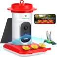 thumbnail image 1 of Comedero para colibríes Vixrador con energía solar y cámara HD de 2,5 K, 1 of 6