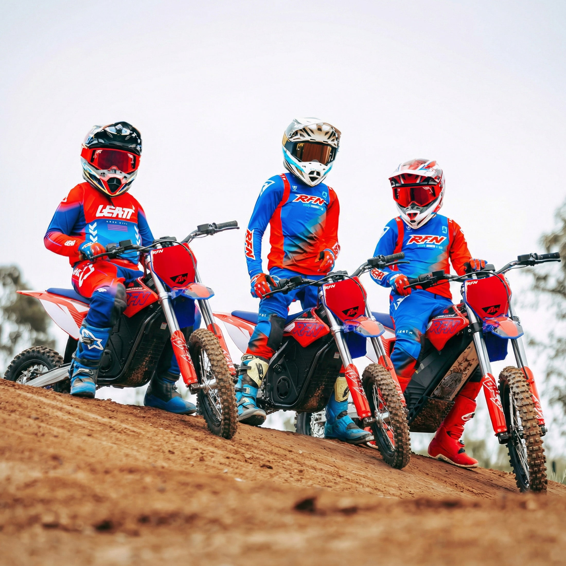 RFN Electric Dirt Bike Peak 2000W 48V 15Ah Electric off-Road Motorcycle Teens & Adults, Max 30MPH & 22Nm Torque Mountain Dirt Bike for Age 12+