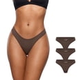 thumbnail image 1 of Calzones INLYRIC Inbarely Soft Tanga Invisible 3-Pack XL, 1 of 5