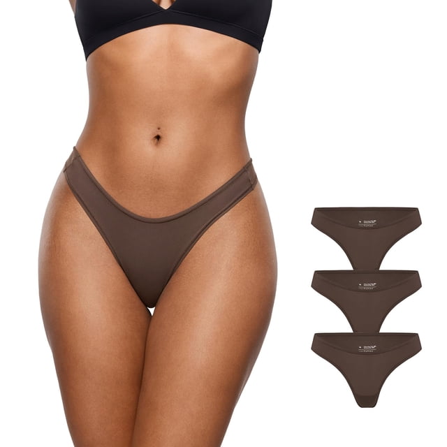 Calzones INLYRIC Inbarely Soft Tanga Invisible 3-Pack XL