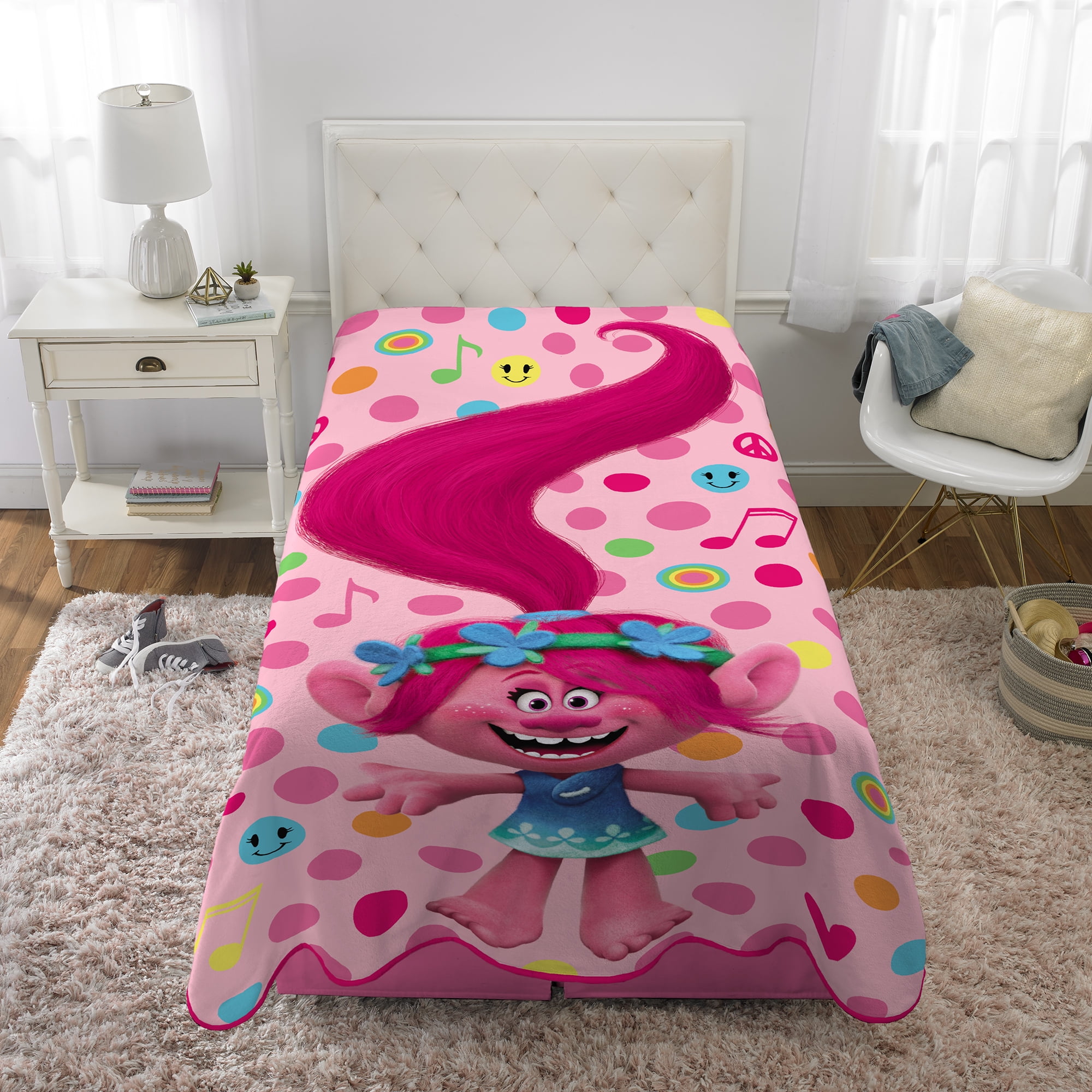 TROLLS シーツカバー 4点セット　新品 Trolls - Brandclub - Trolls Blanket, Kids Bedding, Super Soft