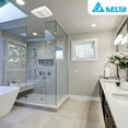 thumbnail image 6 of Open Box Delta Electronics 80 CFM Bath Fan LED Dimmable Light with Heater, 6 of 10