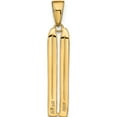thumbnail image 4 of 14K Yellow Gold 3-D Snow Skis Pendant (29 X 5) Made In Peru c3576, 4 of 6