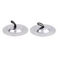thumbnail image 1 of Ounissouiy 1 par de platillos de danza del vientre, reemplazo profesional portátil, Mini platillos decorativos, accesorios para instrumentos de Juguetes Educativos Plata, 1 of 6