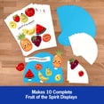 thumbnail image 3 of FreshCut Crafts Punch Out Paper Cutouts, Fruit of the Spirit 3-D Display Bible Caft, Makes 10, 3 of 5