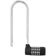 thumbnail image 1 of Spptty Zinc Alloy U-shape Combination Digit Password Code Lock Extra Long Cabinet Door Padlock , Door Lock,U Lock, 1 of 8