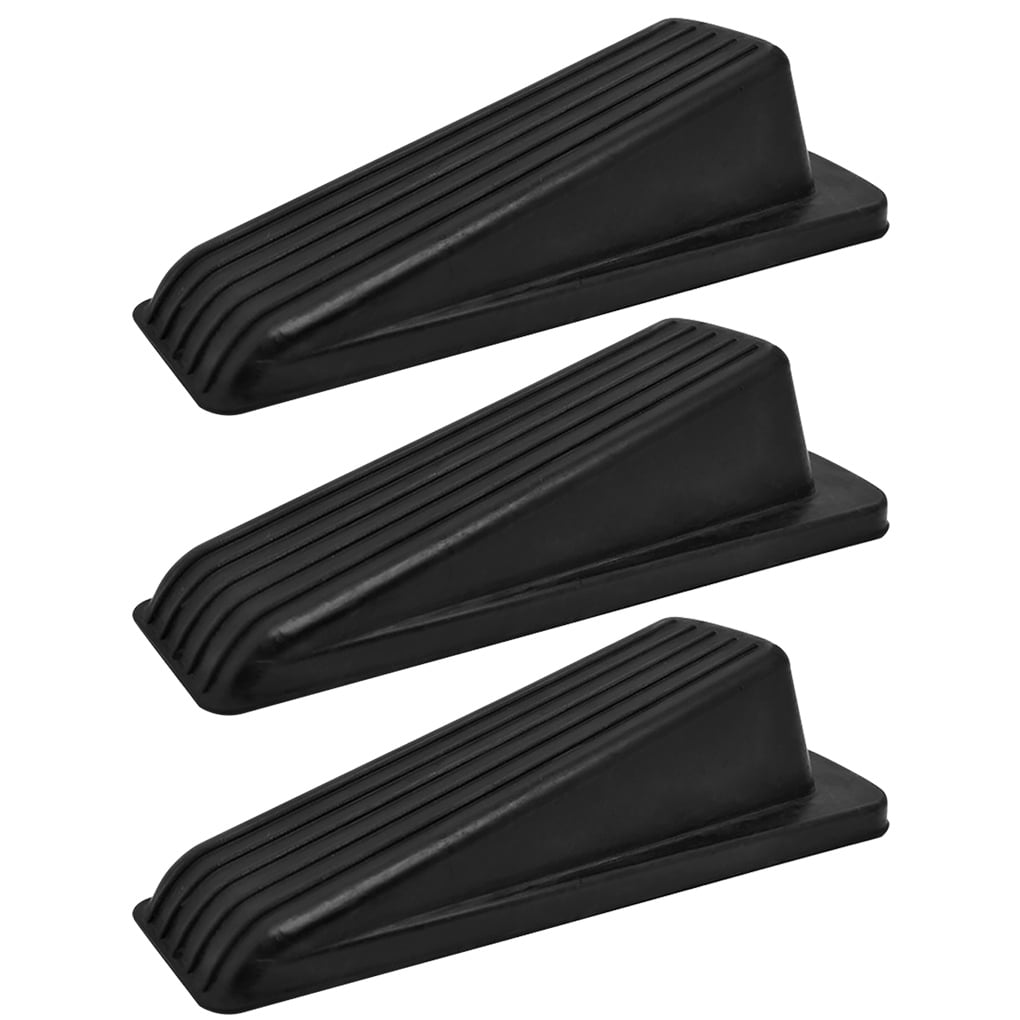 Non Marking Jammer Antislip Floor Doorstop Stackable Door Stop Rubber